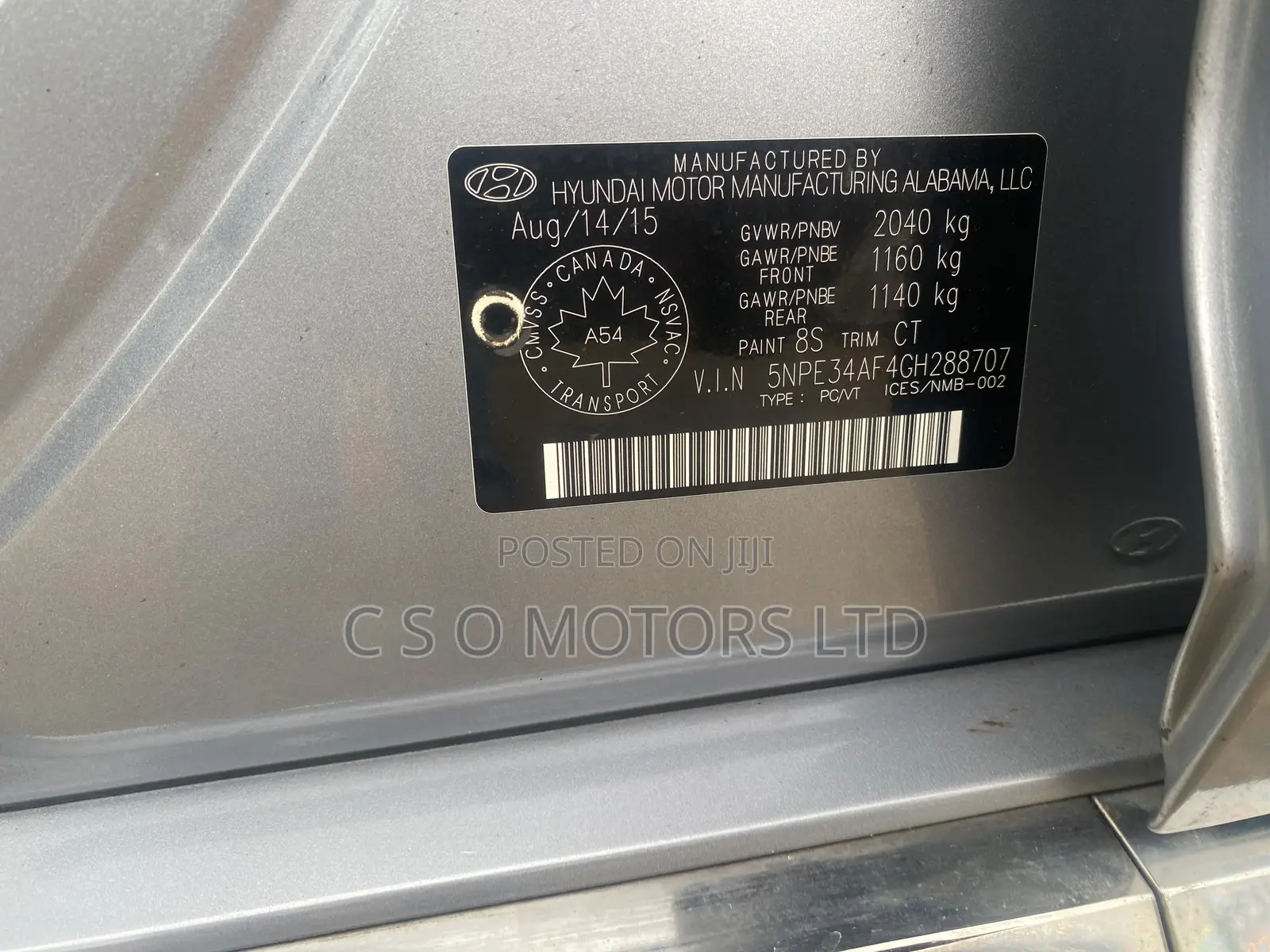 Hyundai Santa Fe 2016 Silver