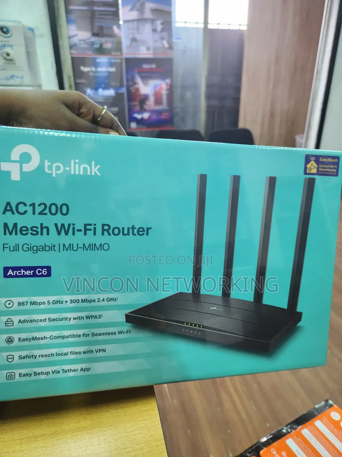 TP-Link Mesh Wi-Fi Gigabit Router Archer C6