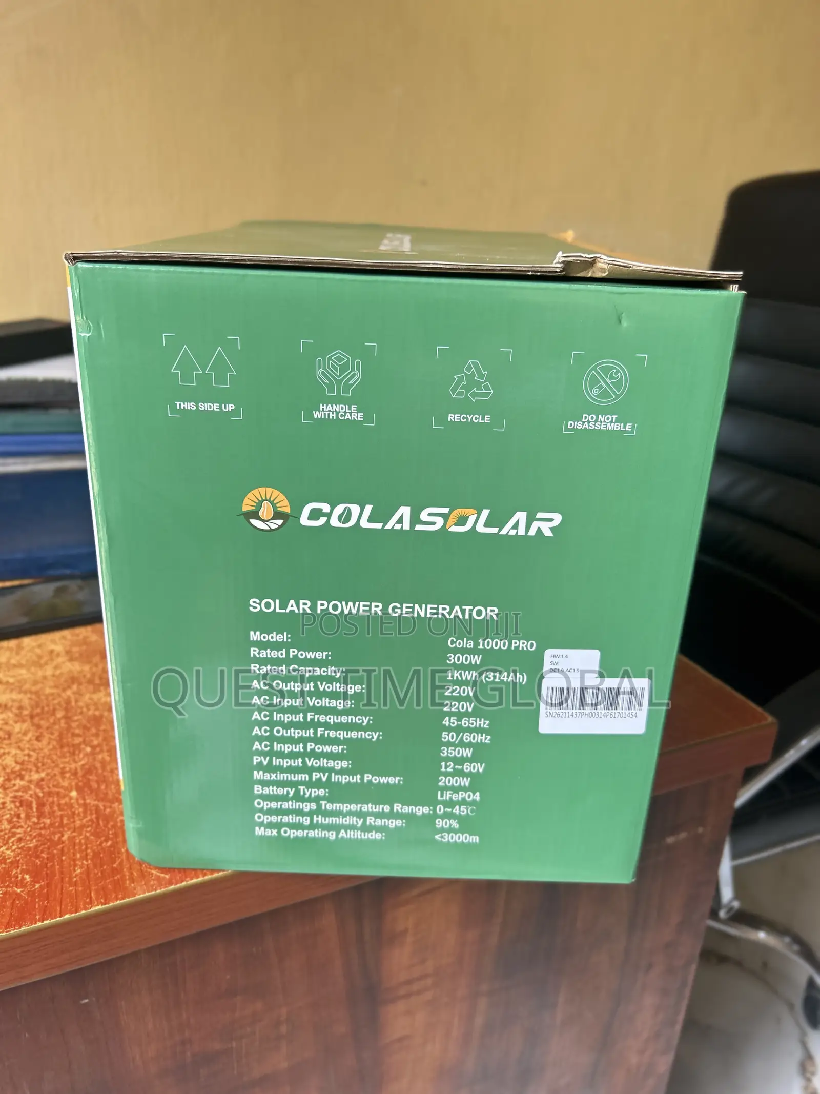 Cola Solar Generator