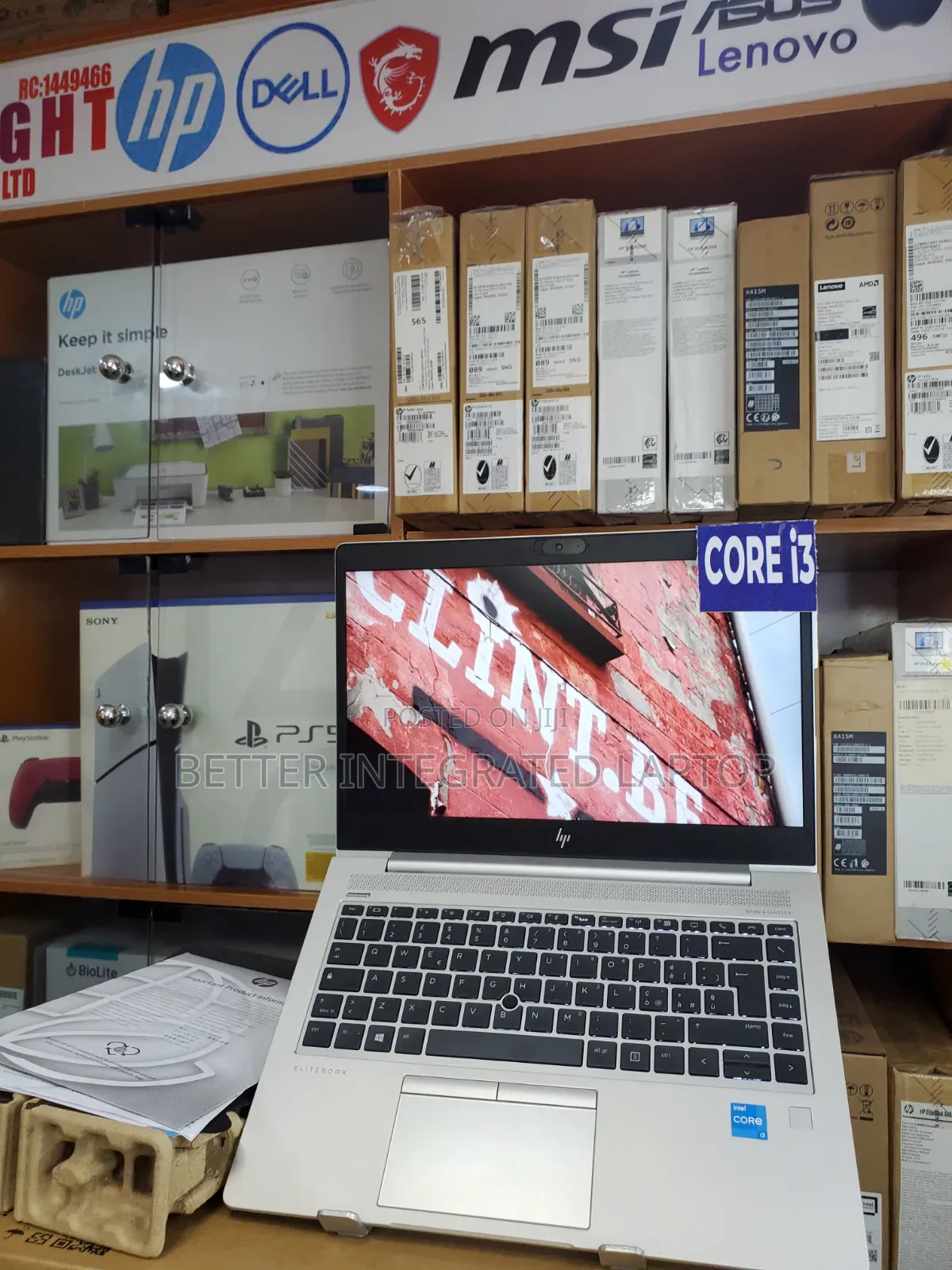 New Laptop HP EliteBook 740 G1 12GB Intel Core i3 SSD 512GB