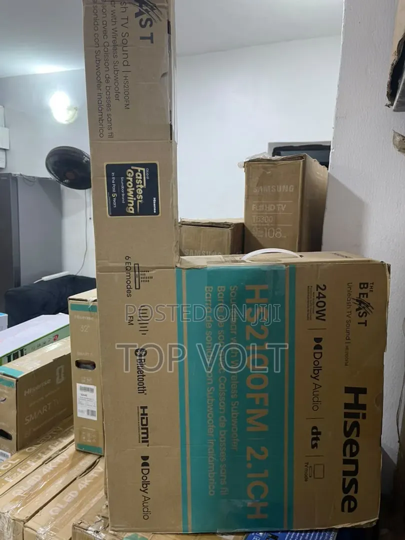 Hisense 240W Premium Soundbar With Deep Bass