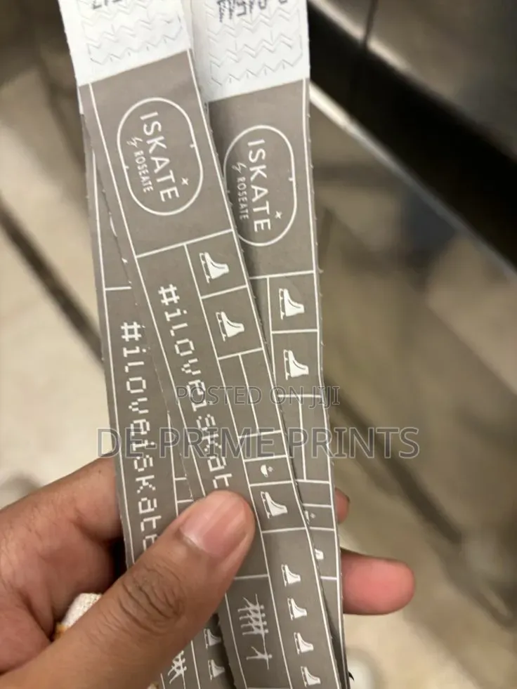 Custom Paper Event Wristbands | Party Event Wrist Tags
