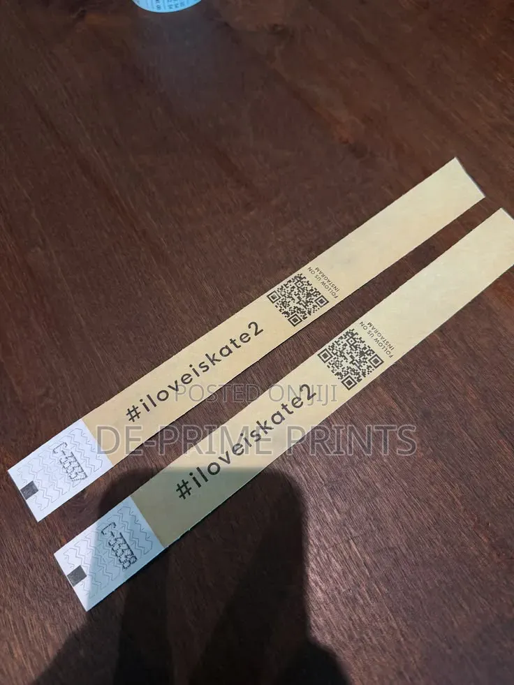 Custom Paper Event Wristbands | Party Event Wrist Tags