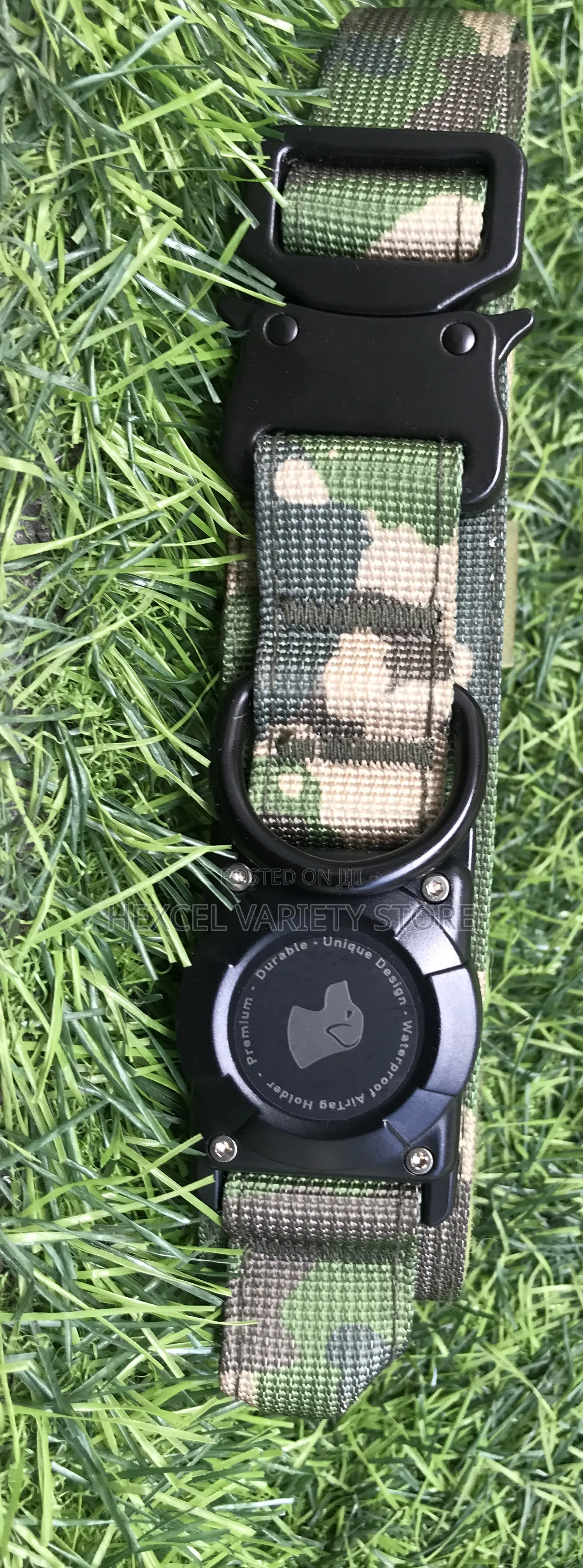 Tactical Dog Collar With Quick-Release Buckle
