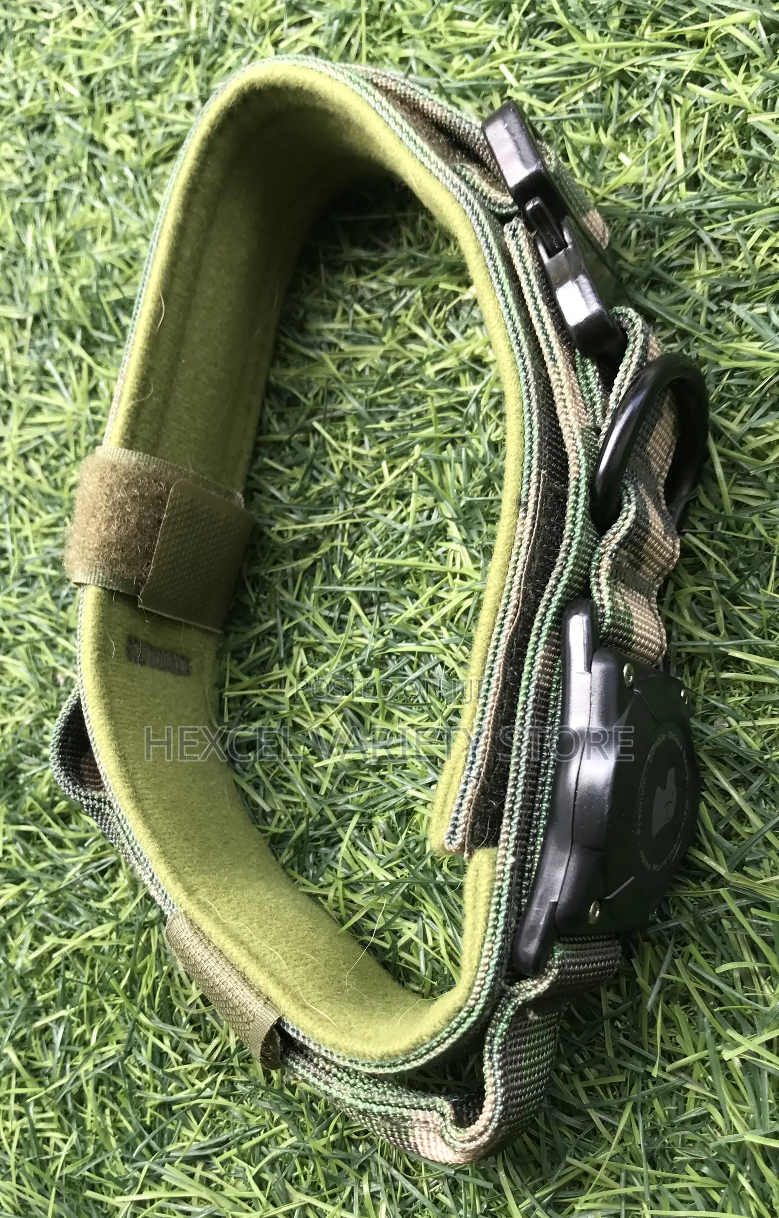 Tactical Dog Collar With Quick-Release Buckle