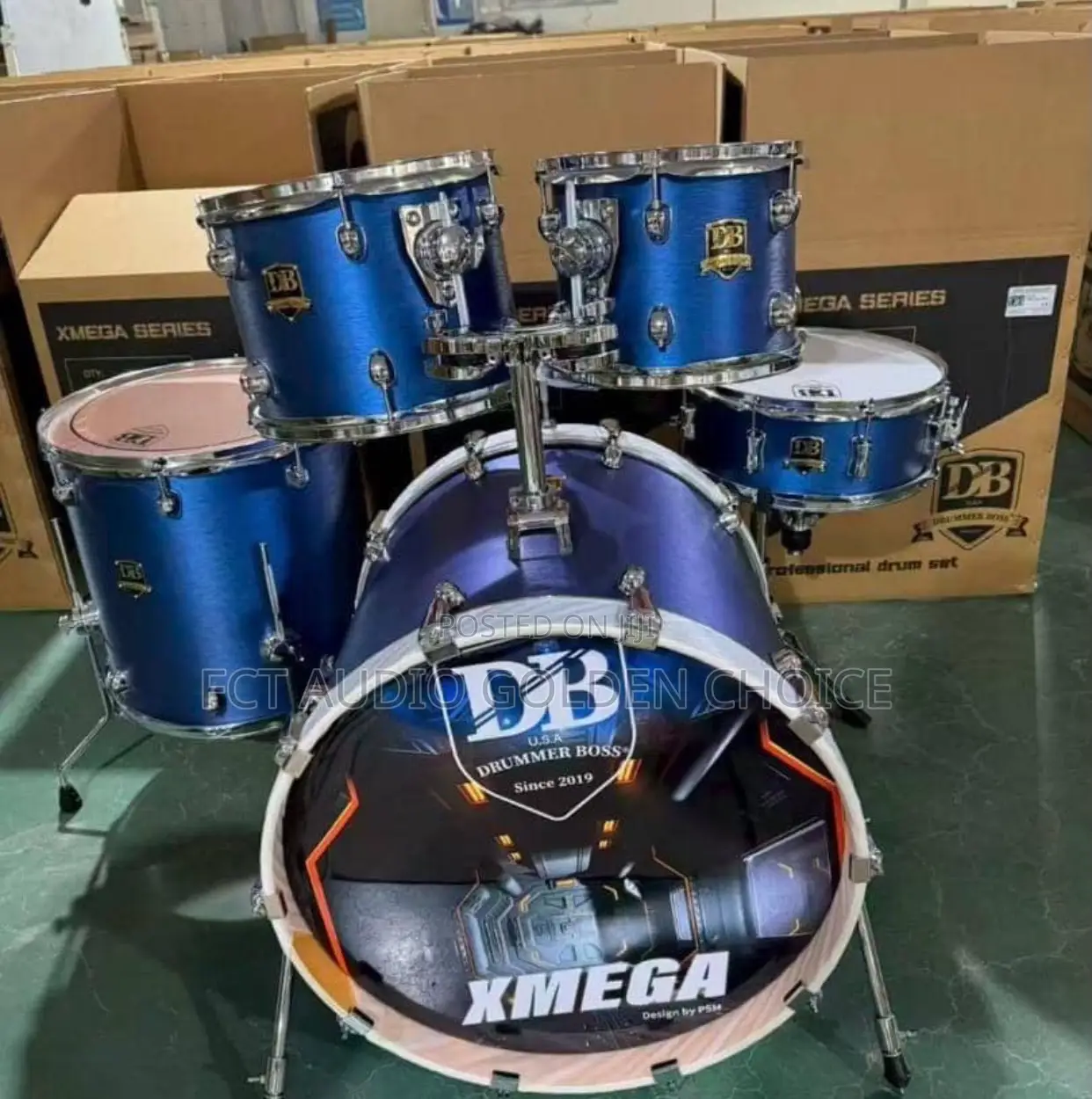 Drummer Boss 5set Xmega Drumset