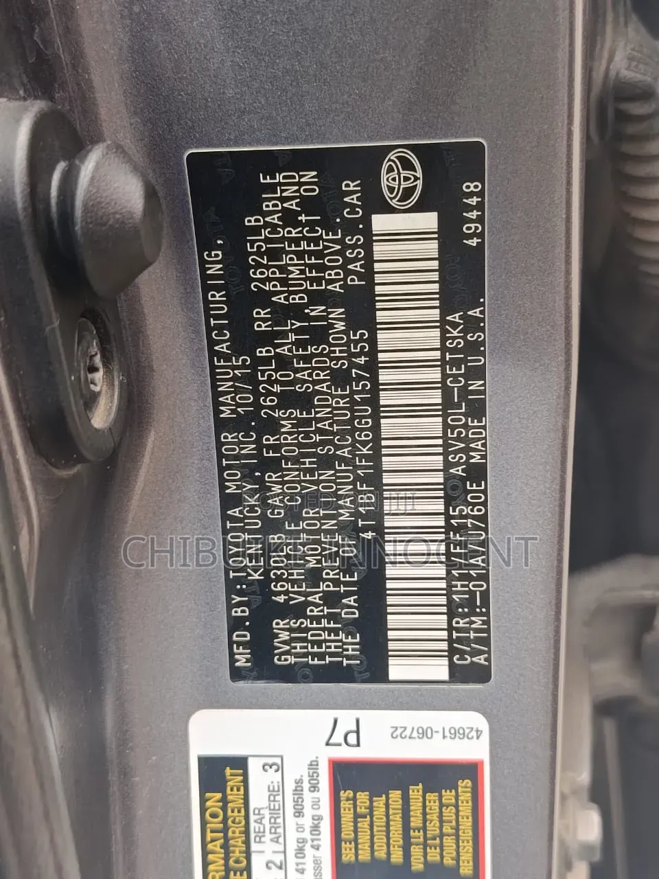 Toyota Camry 2016