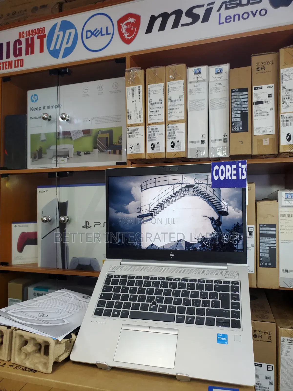 New Laptop HP EliteBook 740 G2 8GB Intel Core i3 SSD 256GB