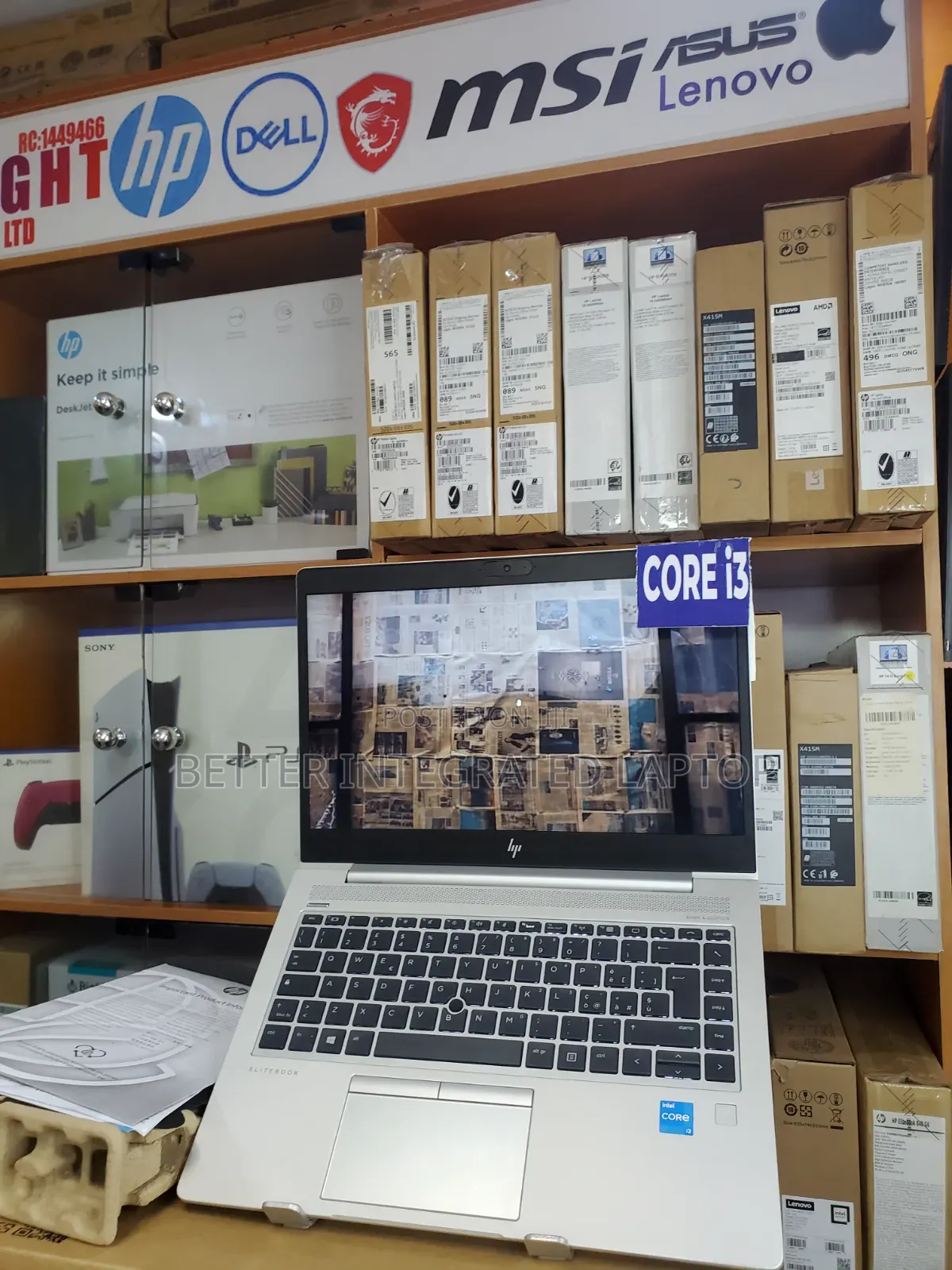 New Laptop HP EliteBook 740 G2 8GB Intel Core i3 SSD 256GB