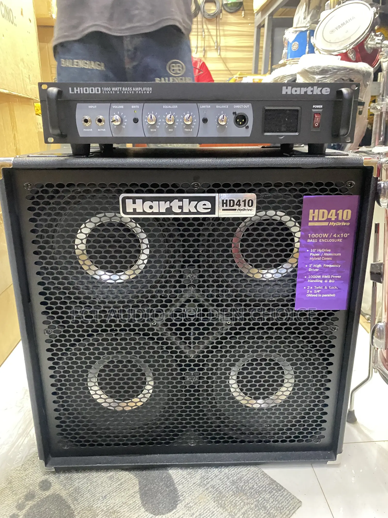 Hartke Hd 410 With Separate Amp