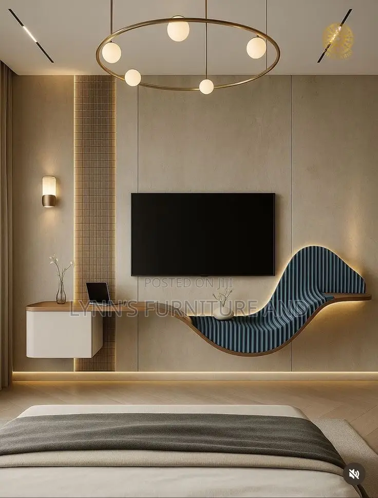 Well Crafted Center Table and Parametric T v Unit