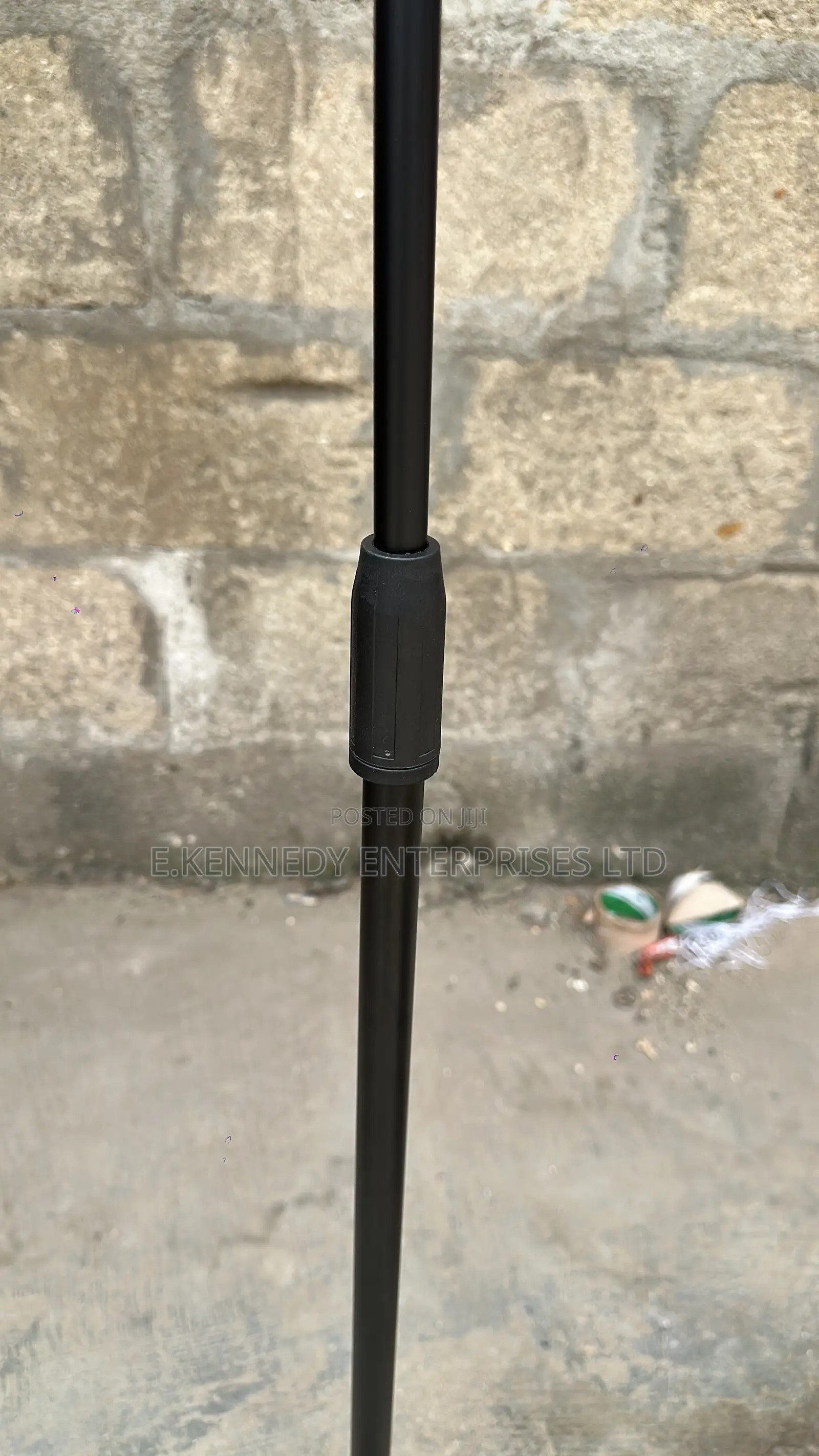 Professional Microphone Iron Round Base Stand With Holder/ Long Neck
