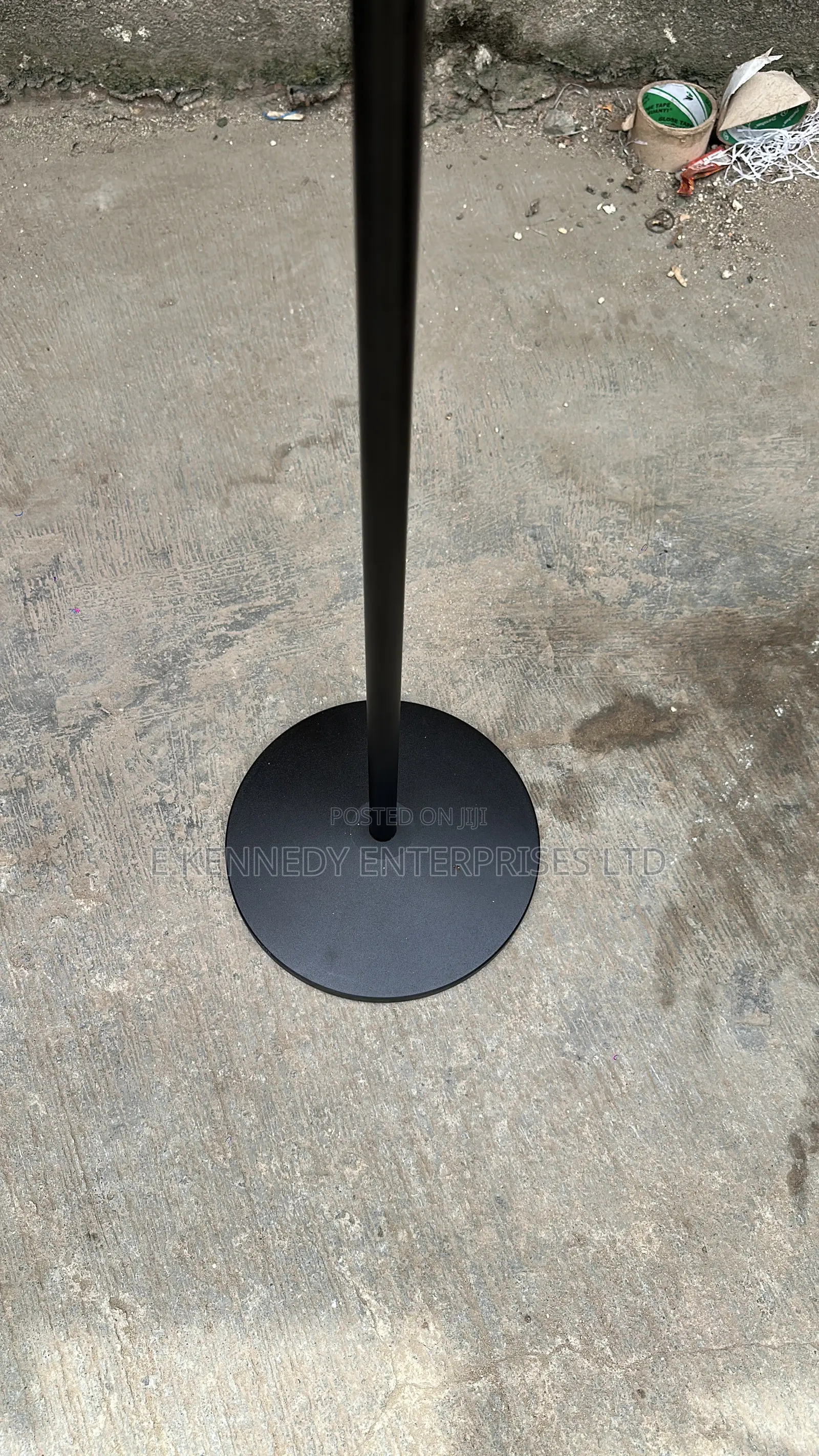 Professional Microphone Iron Round Base Stand With Holder/ Long Neck