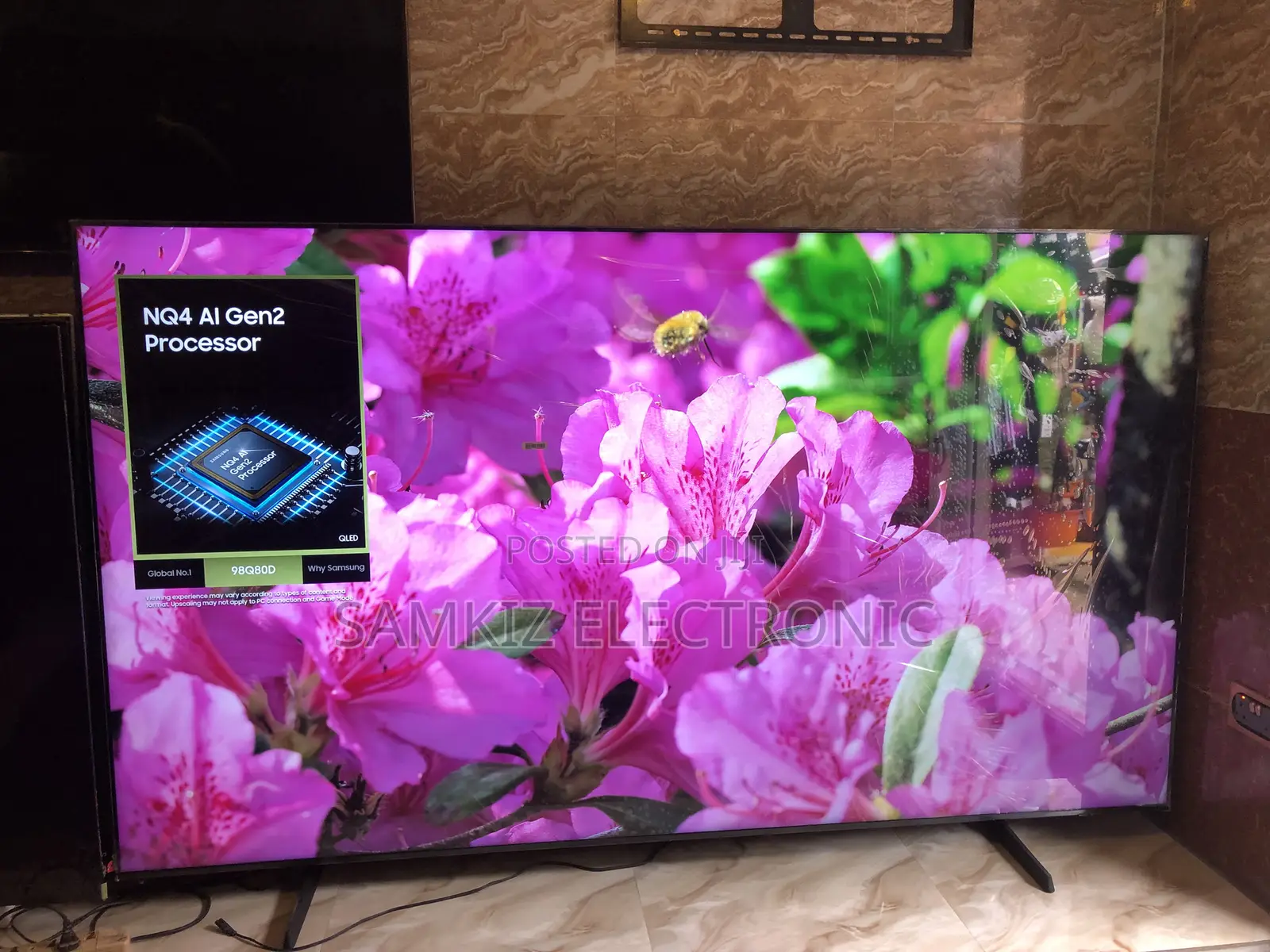 Samsung 98q80d-Nq4 AI Gen2 | 98’’QLED With a Brain of 20Neural Network