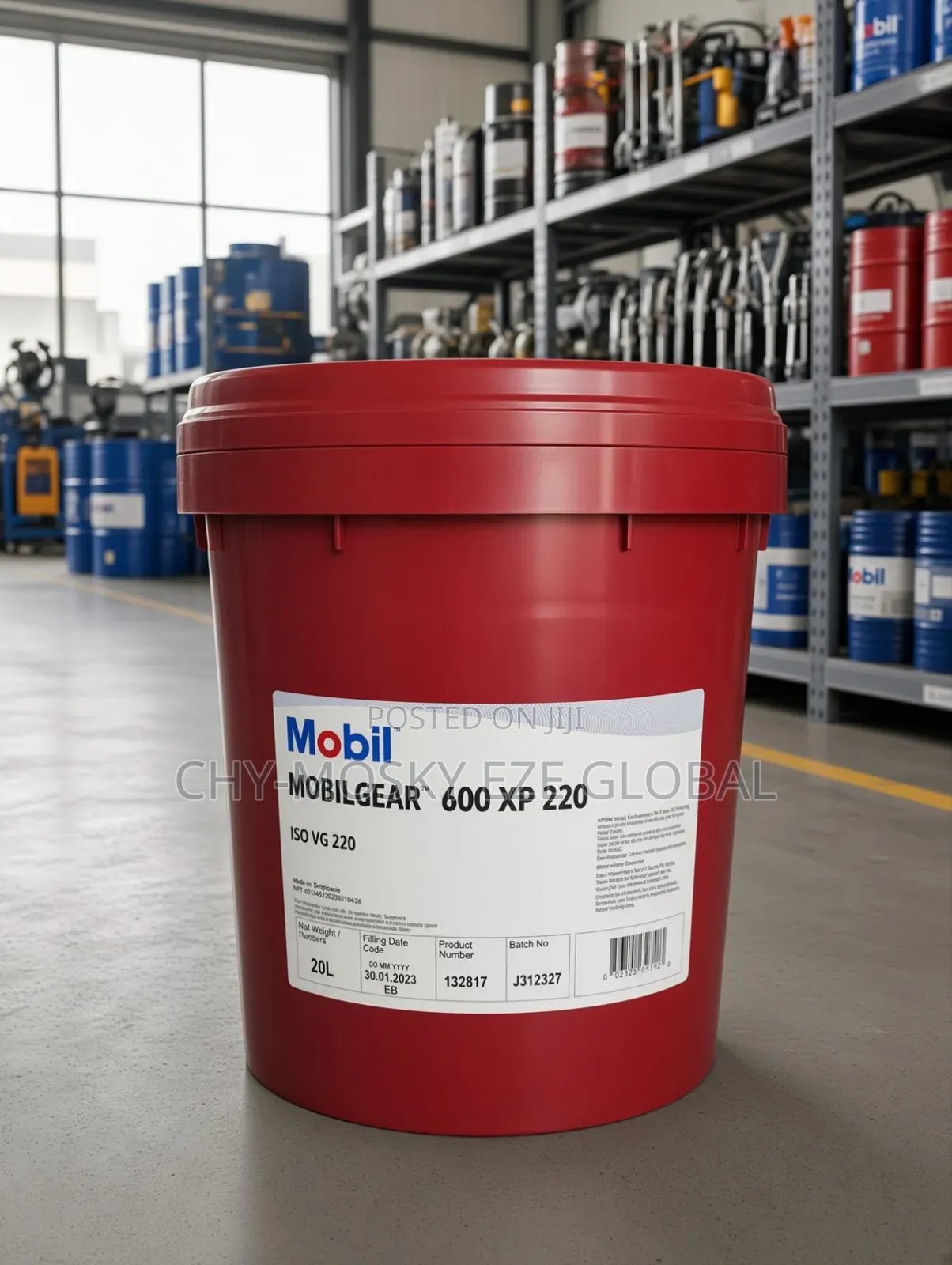 Mobil Mobilgear 600 Xp 220 Industrial Gear Oil (20ltr/Pail)