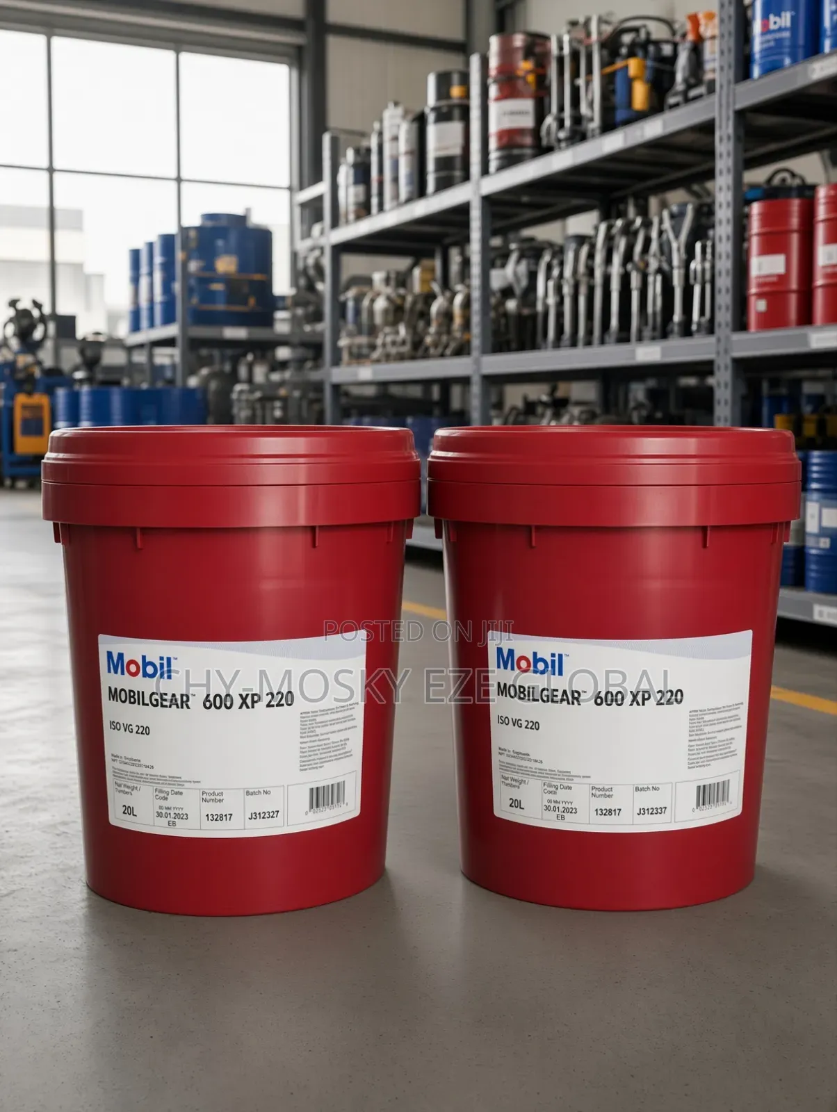 Mobil Mobilgear 600 Xp 220 Industrial Gear Oil (20ltr/Pail)