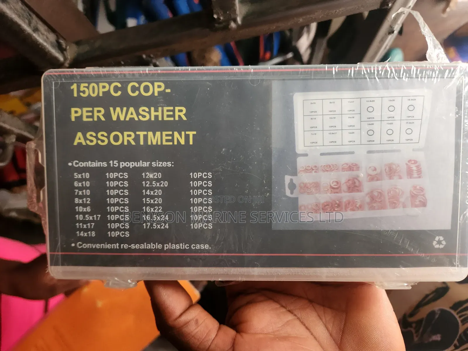 Copper Washer Assortment 150pcs
