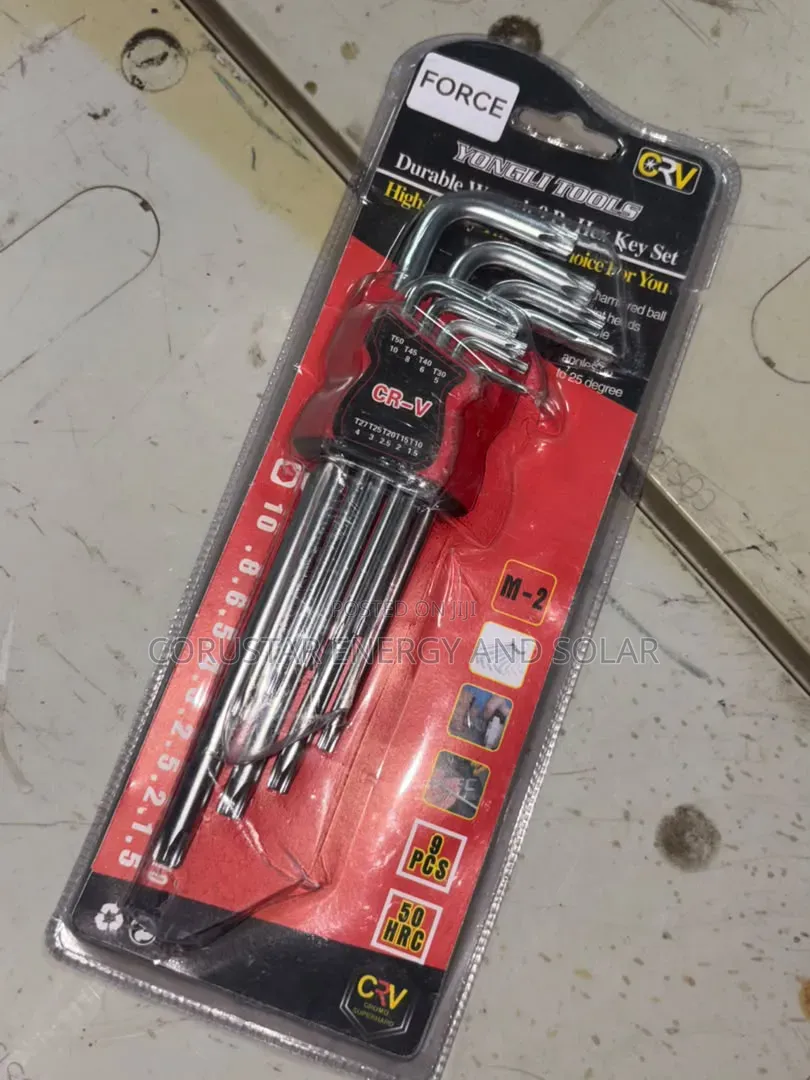Durable Star Allen - Hex Key Set 9pcs