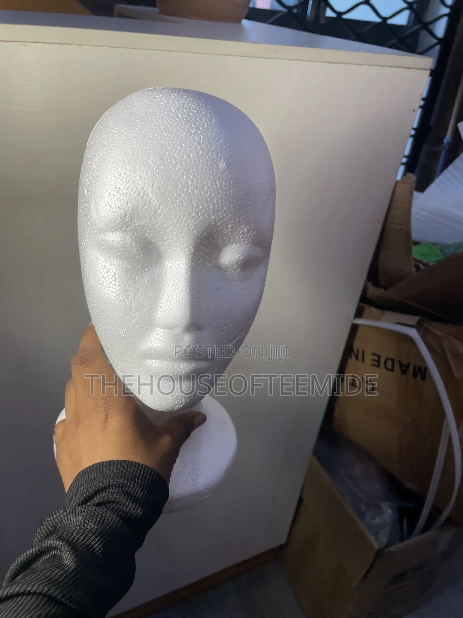 Styrofoam for Wig Display