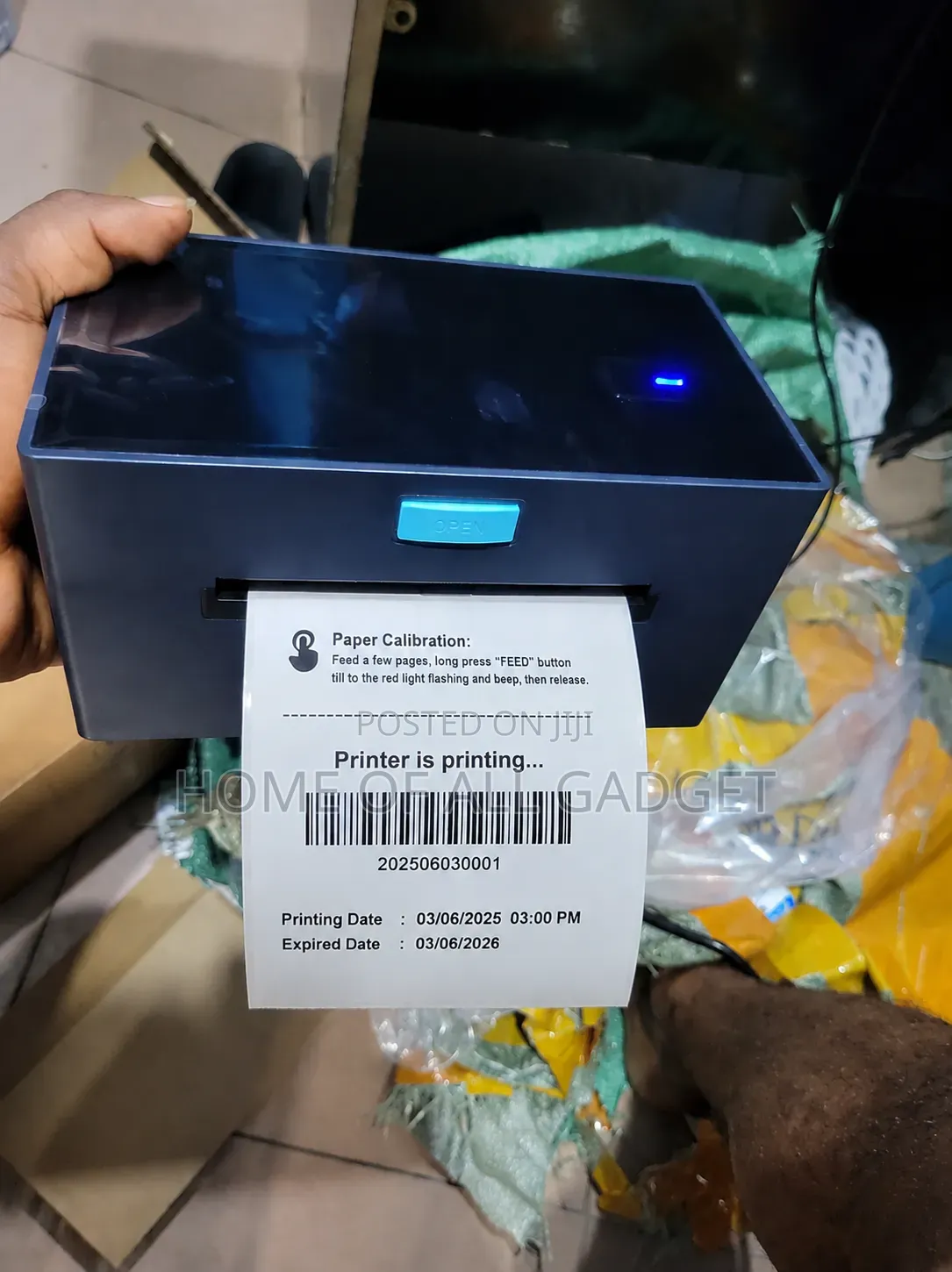 Thermal Label Printer 4x6 - Bluetooth Shipping Label Waybill Maker