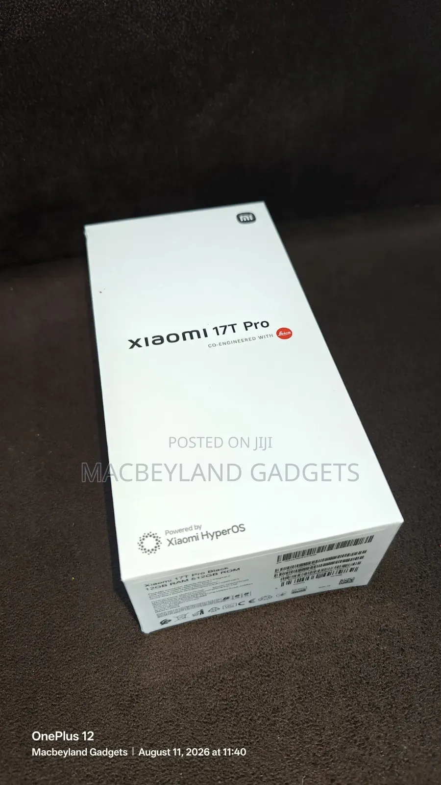 New Xiaomi 17T Pro 512 GB Black