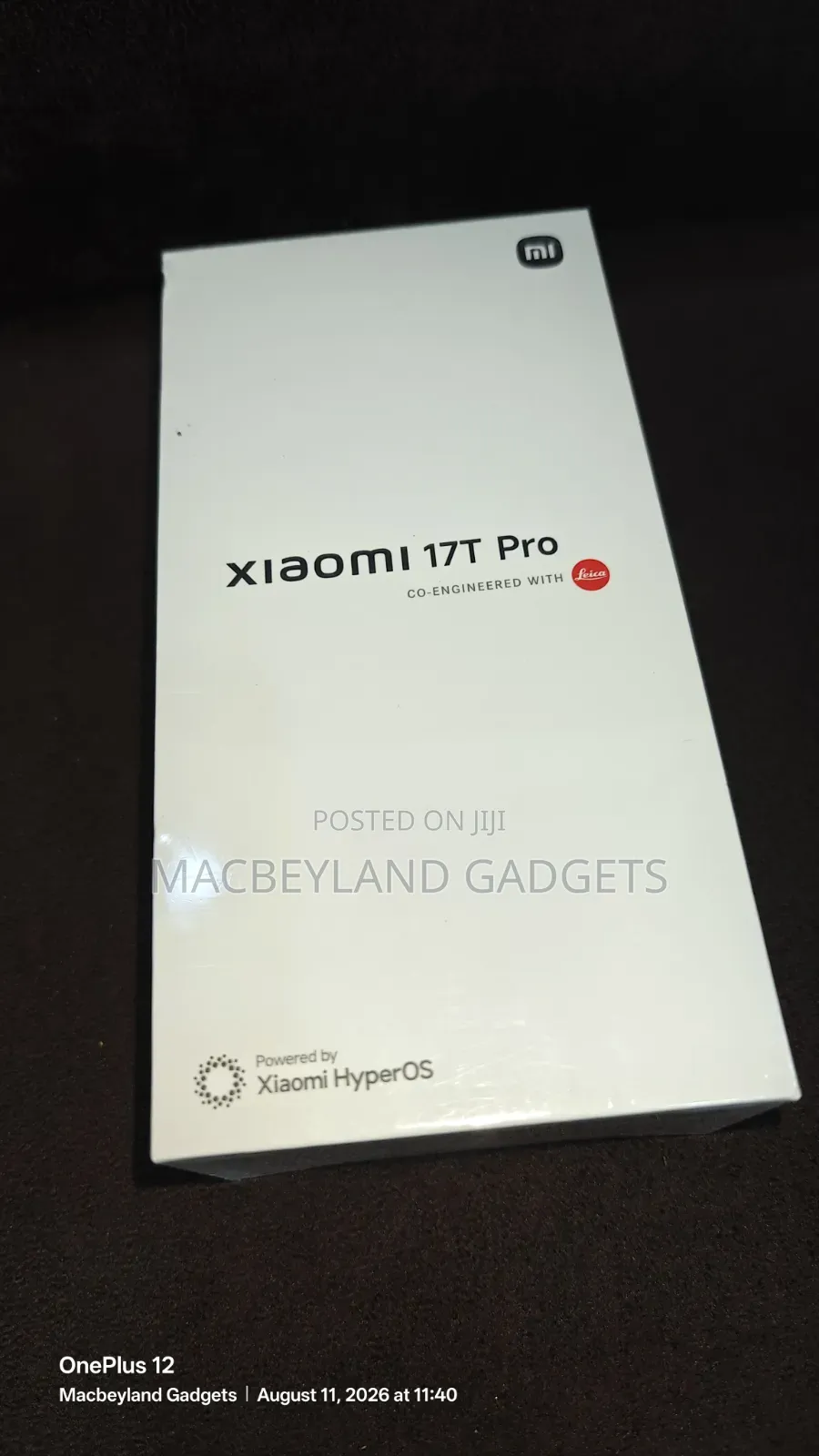 New Xiaomi 17T Pro 512 GB Black