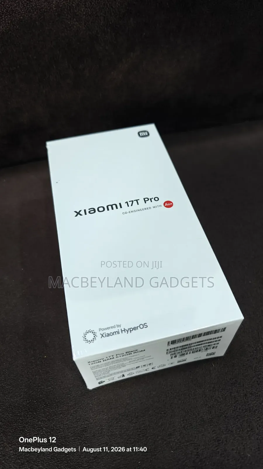 New Xiaomi 17T Pro 512 GB Black