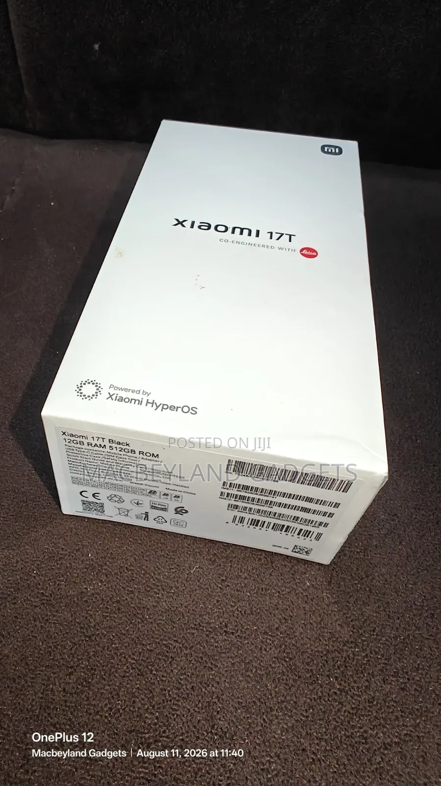 New Xiaomi 17T 512 GB Black