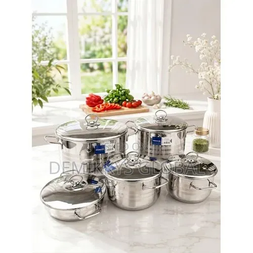 Korkmaz Induction 10-Piece Stainless Steel Pot Set