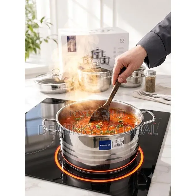 Korkmaz Induction 10-Piece Stainless Steel Pot Set