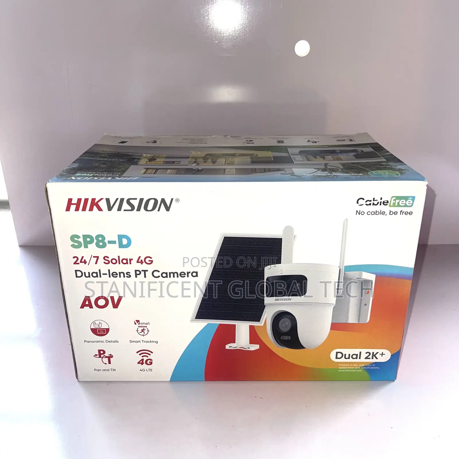 Hikvision 8MP 4G AOV Dual Lens Solar PT Camera (Hik-Connect App)