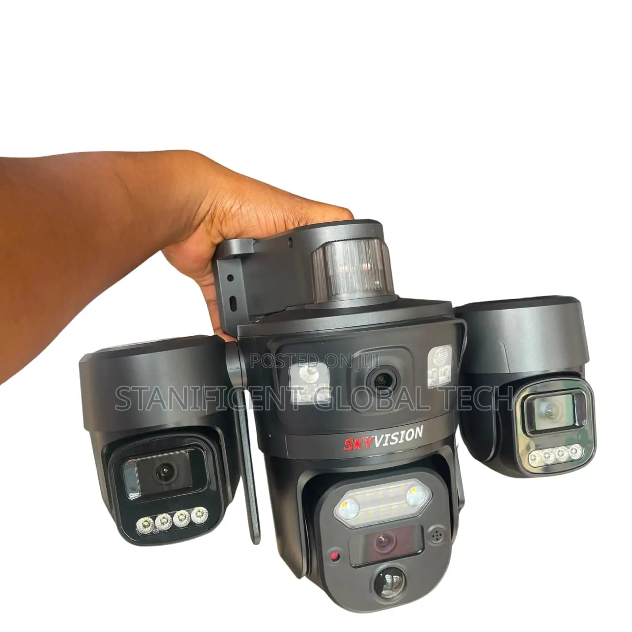 Skyvision 12MP 4G AOV Triple Lens Double Panel Solar PTZ Camera