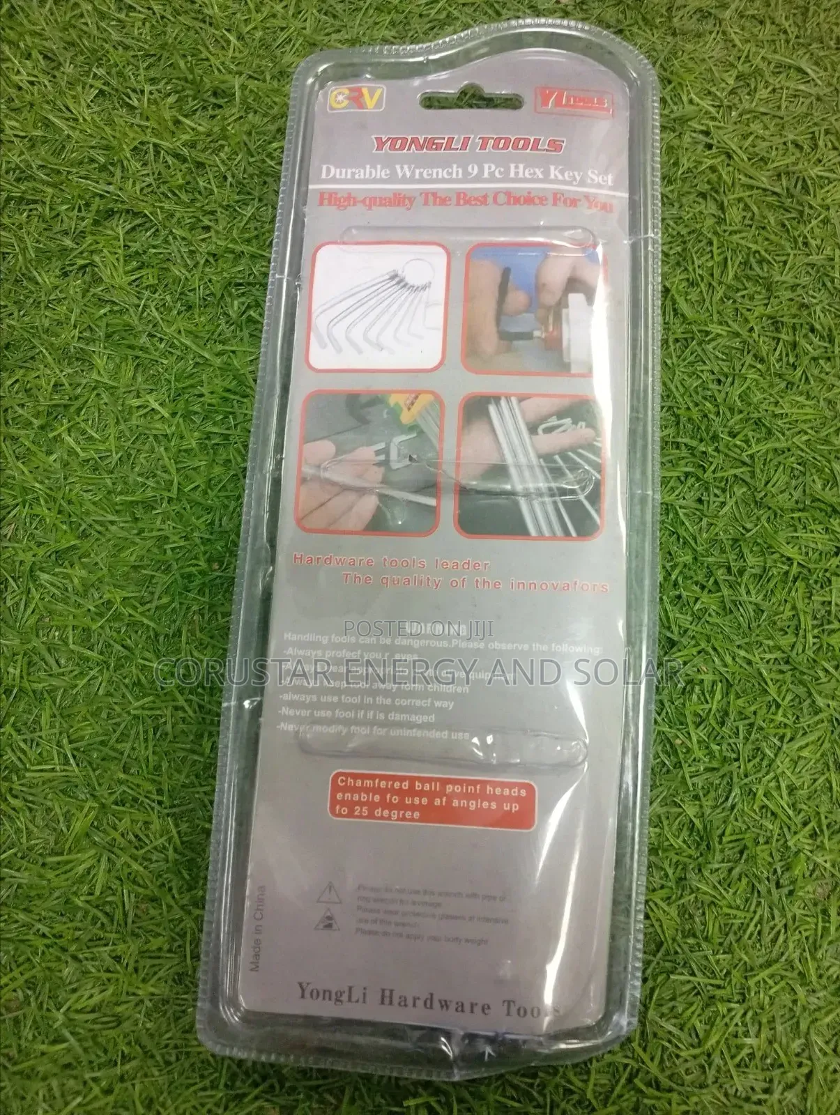 Wrench Ball - Durable Hex Key Set 9pcs
