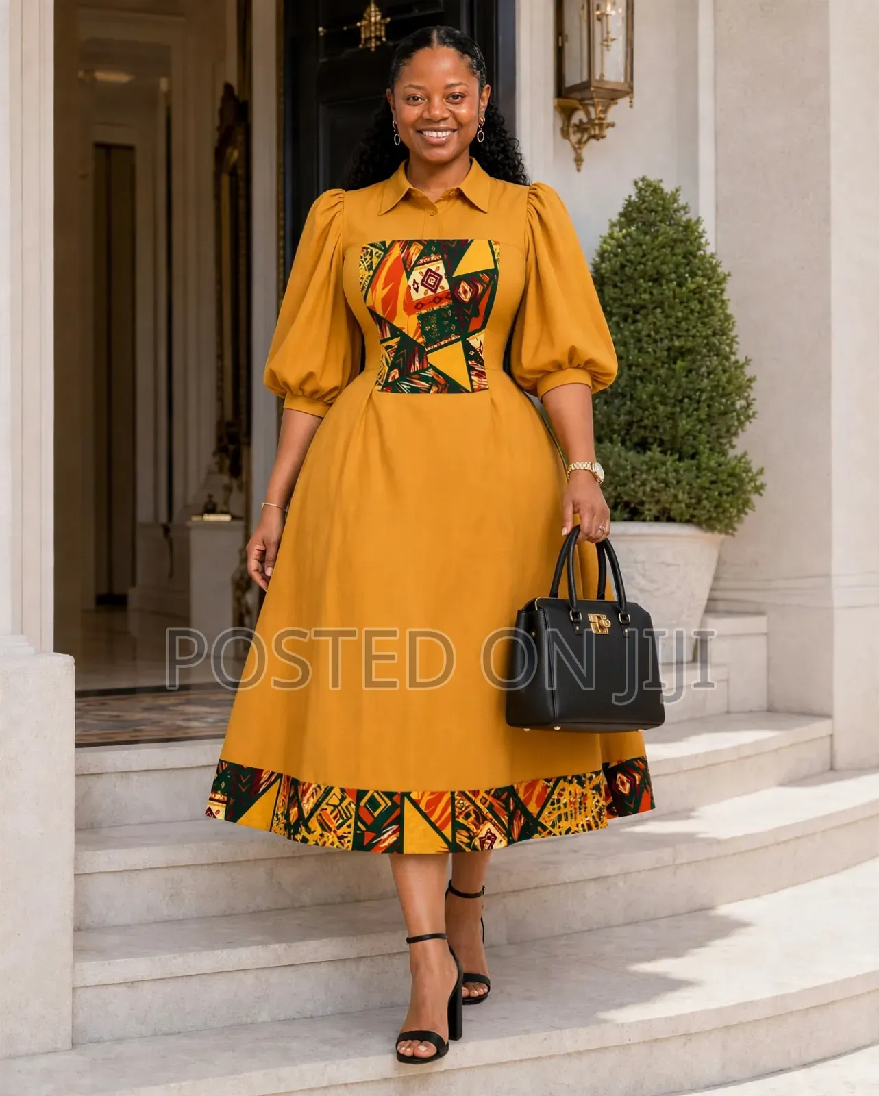Corporate Gown With African Touch