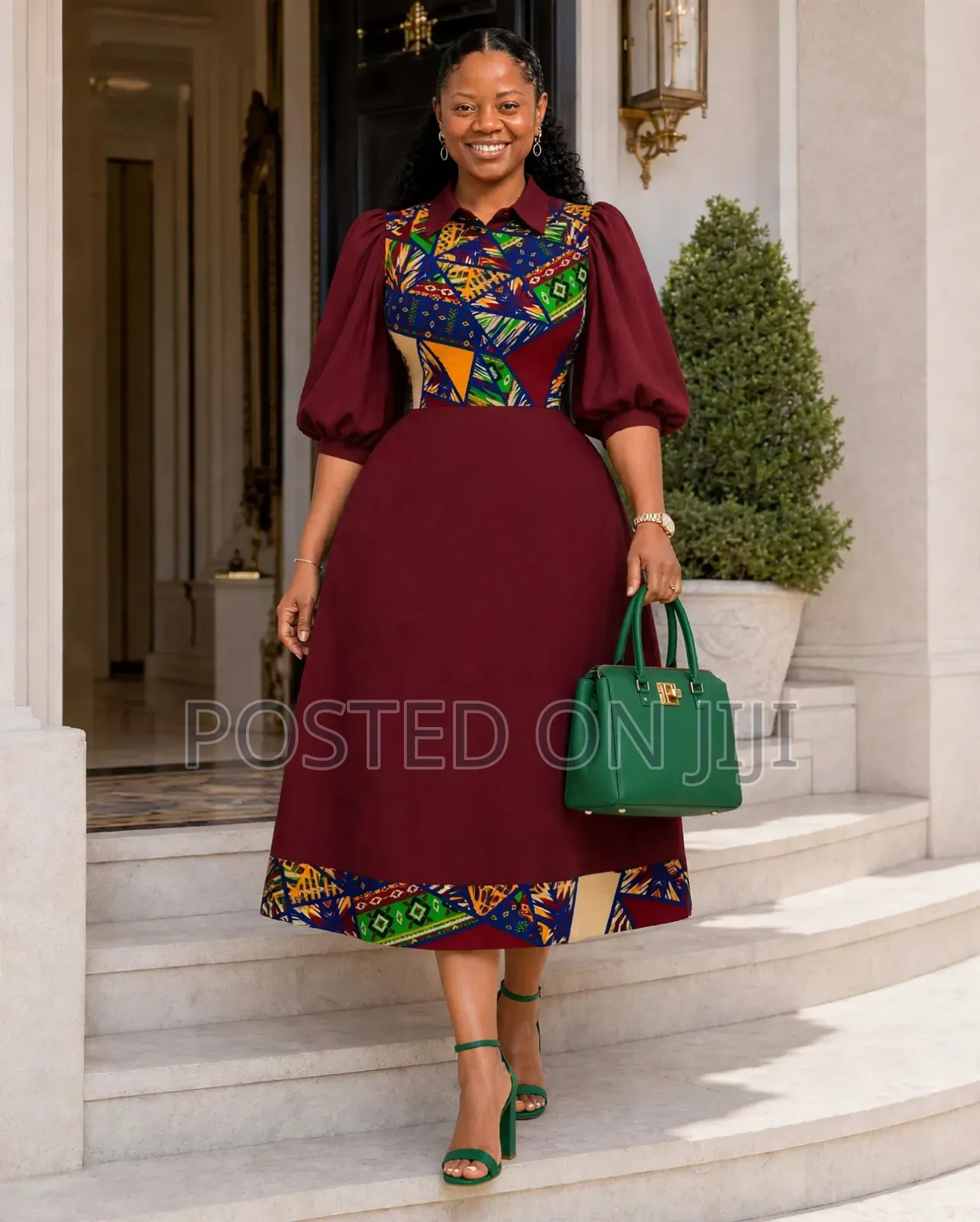Corporate Gown With African Touch