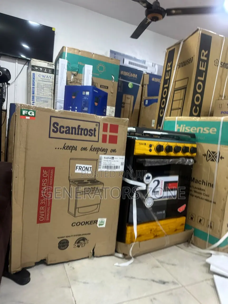 Scanfrost 60×60 4 Burner Home Cooker