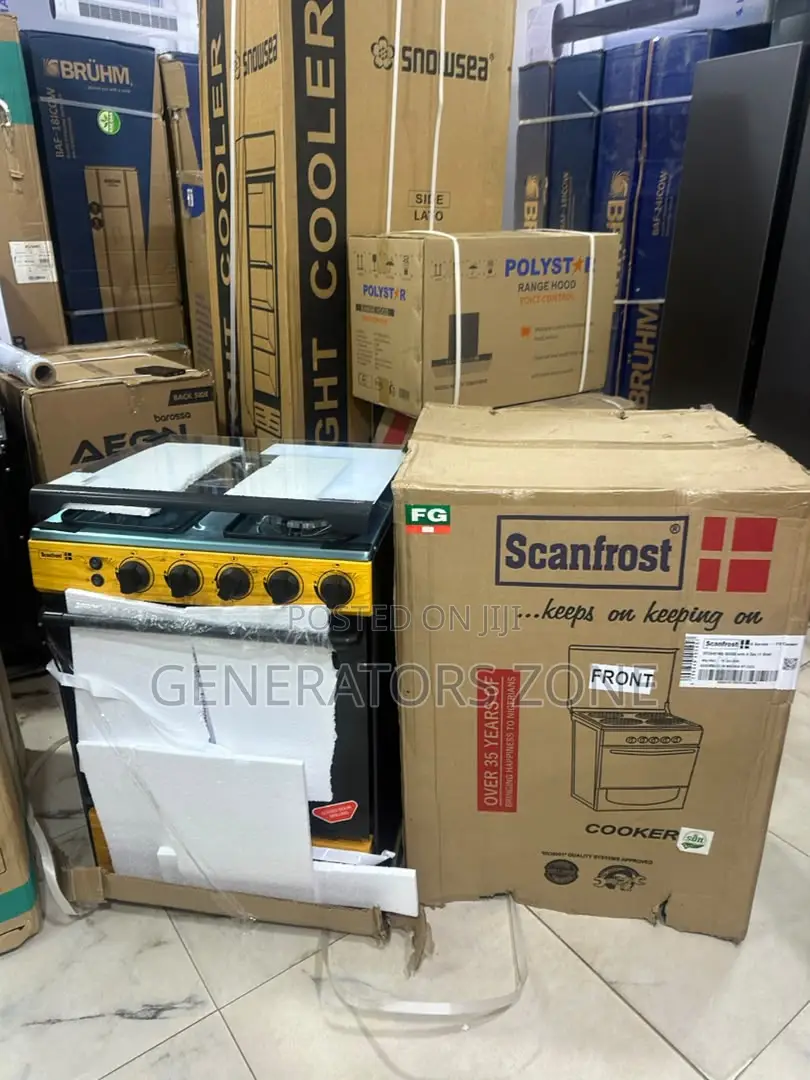 Scanfrost 60×60 Gas Cooker for Modern Kitchen