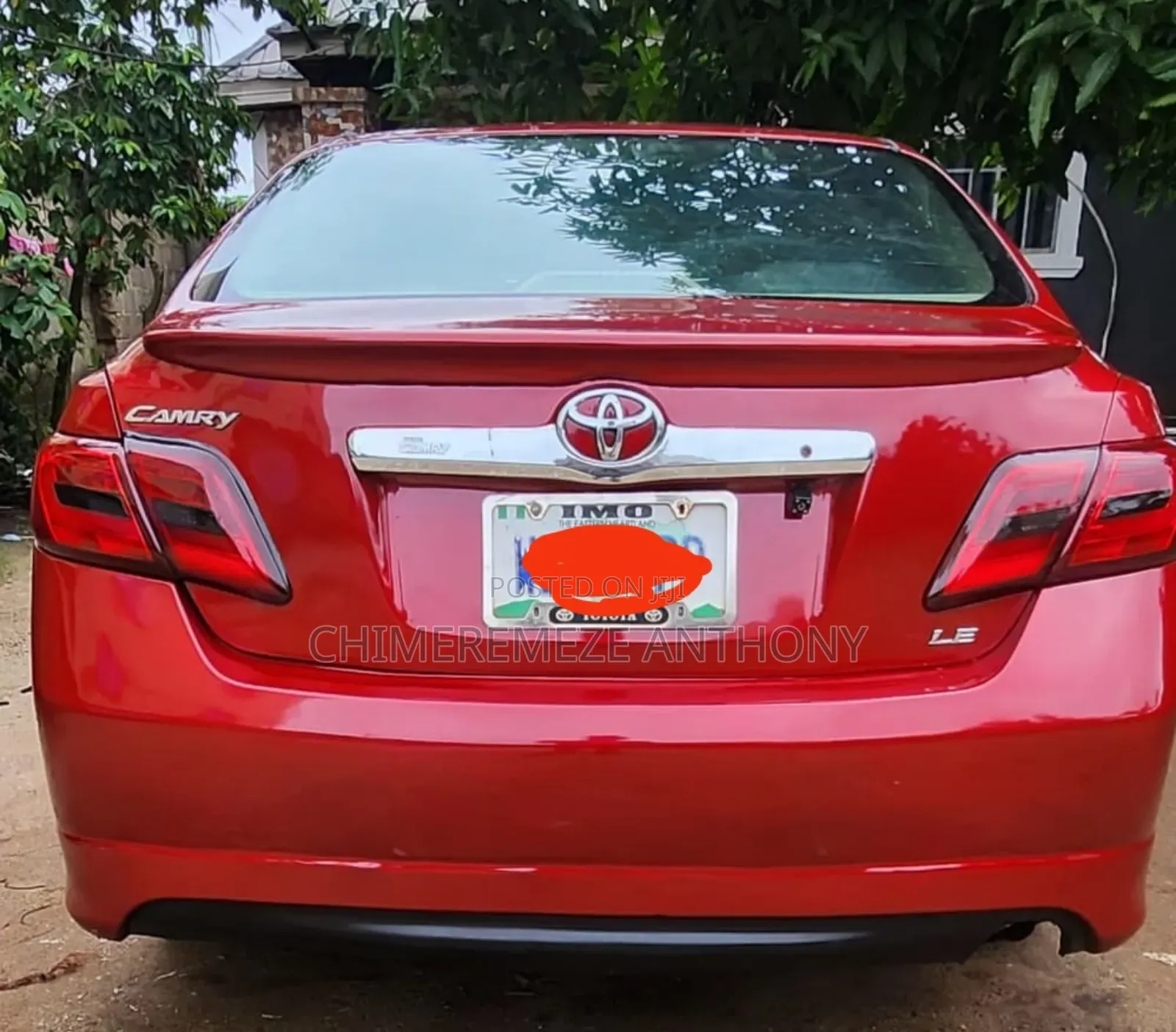 Toyota Camry LE 4dr Sedan (2.4L 4cyl 5A) 2008 Red
