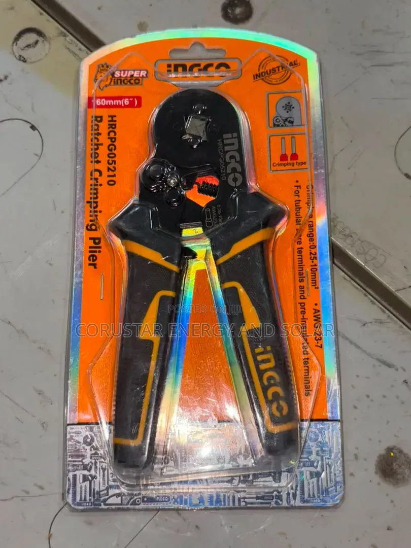 Industrial Ratchet Crimping Plier 160mm(6")
