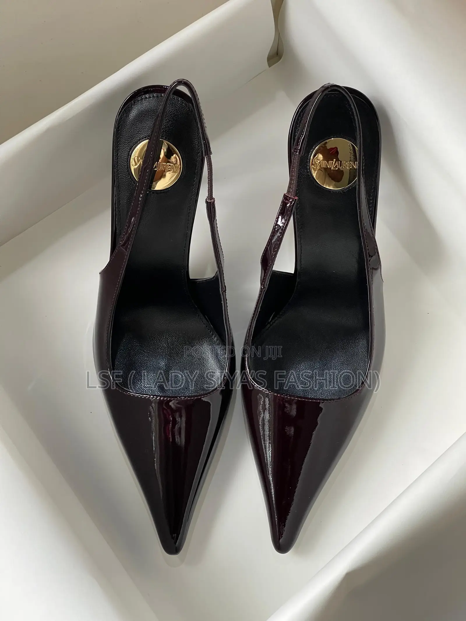 Saint Laurent Wine Heels