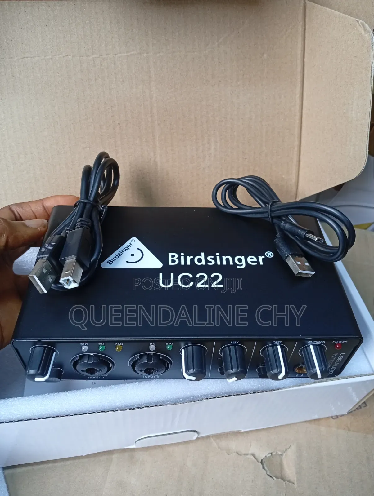 Professional Audio Interface ( Birdsinger UC 22. Plug and Play)