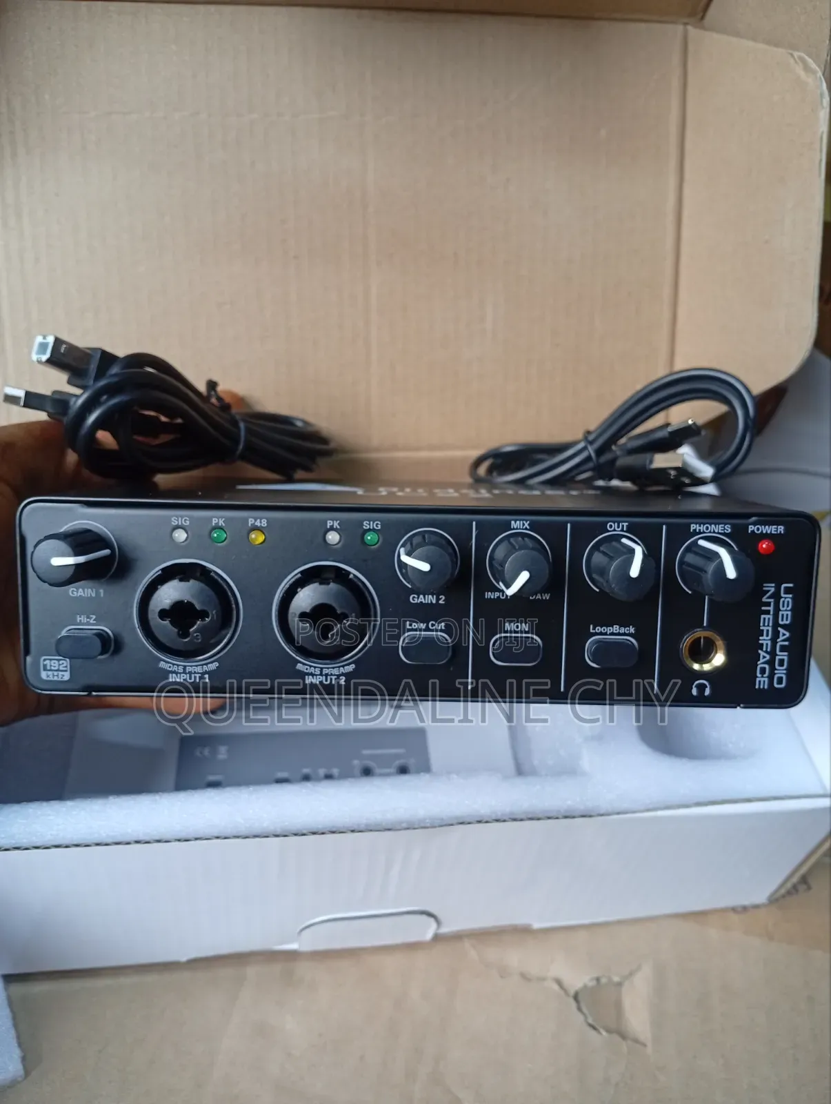 Professional Audio Interface ( Birdsinger UC 22. Plug and Play)