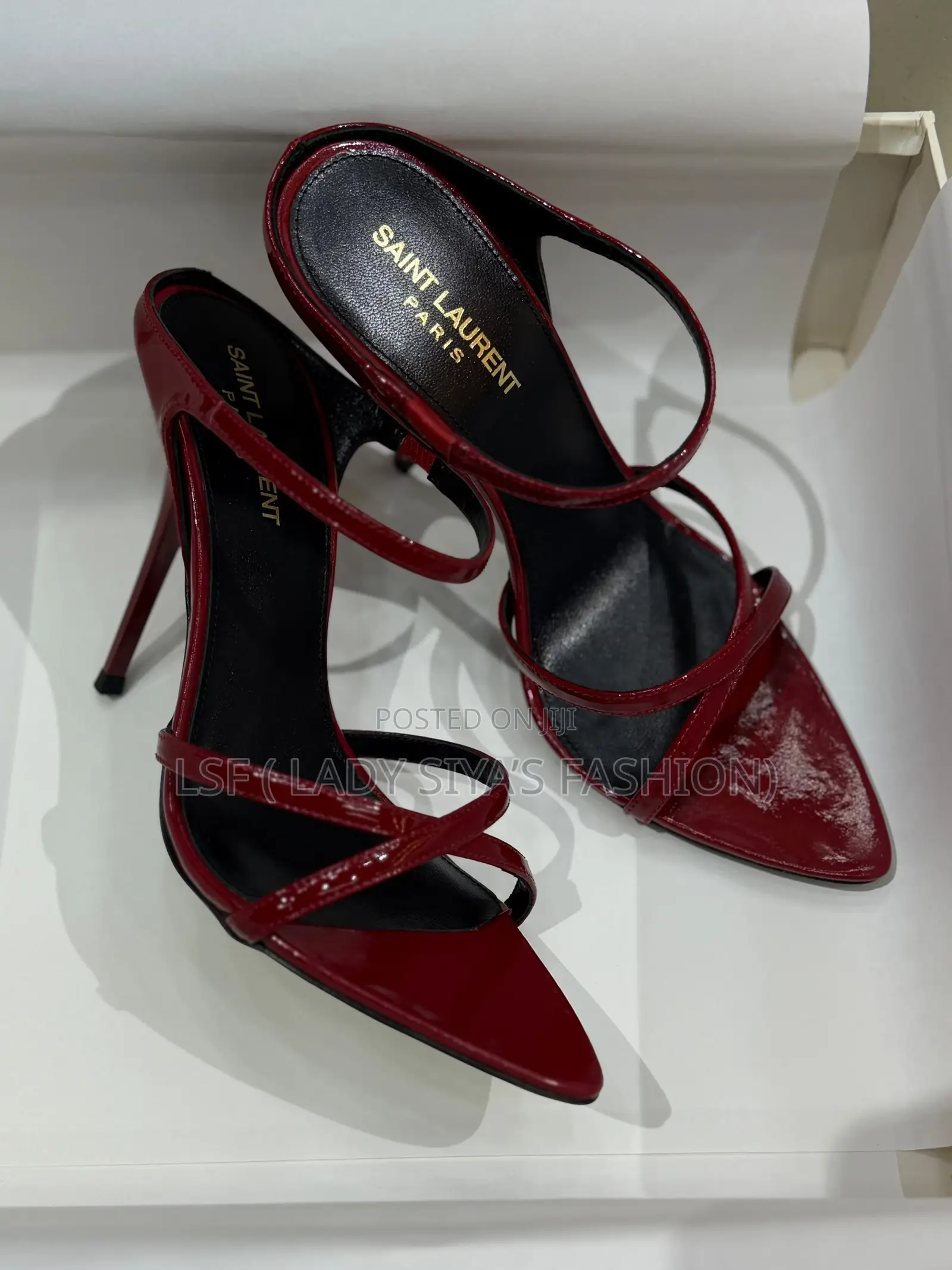 YSL Red Mules