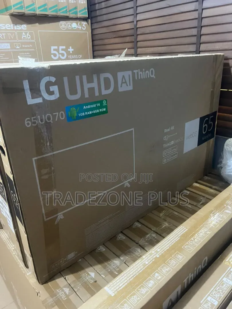Quality LG 65 Inches Clear Display Uhd Smart Television