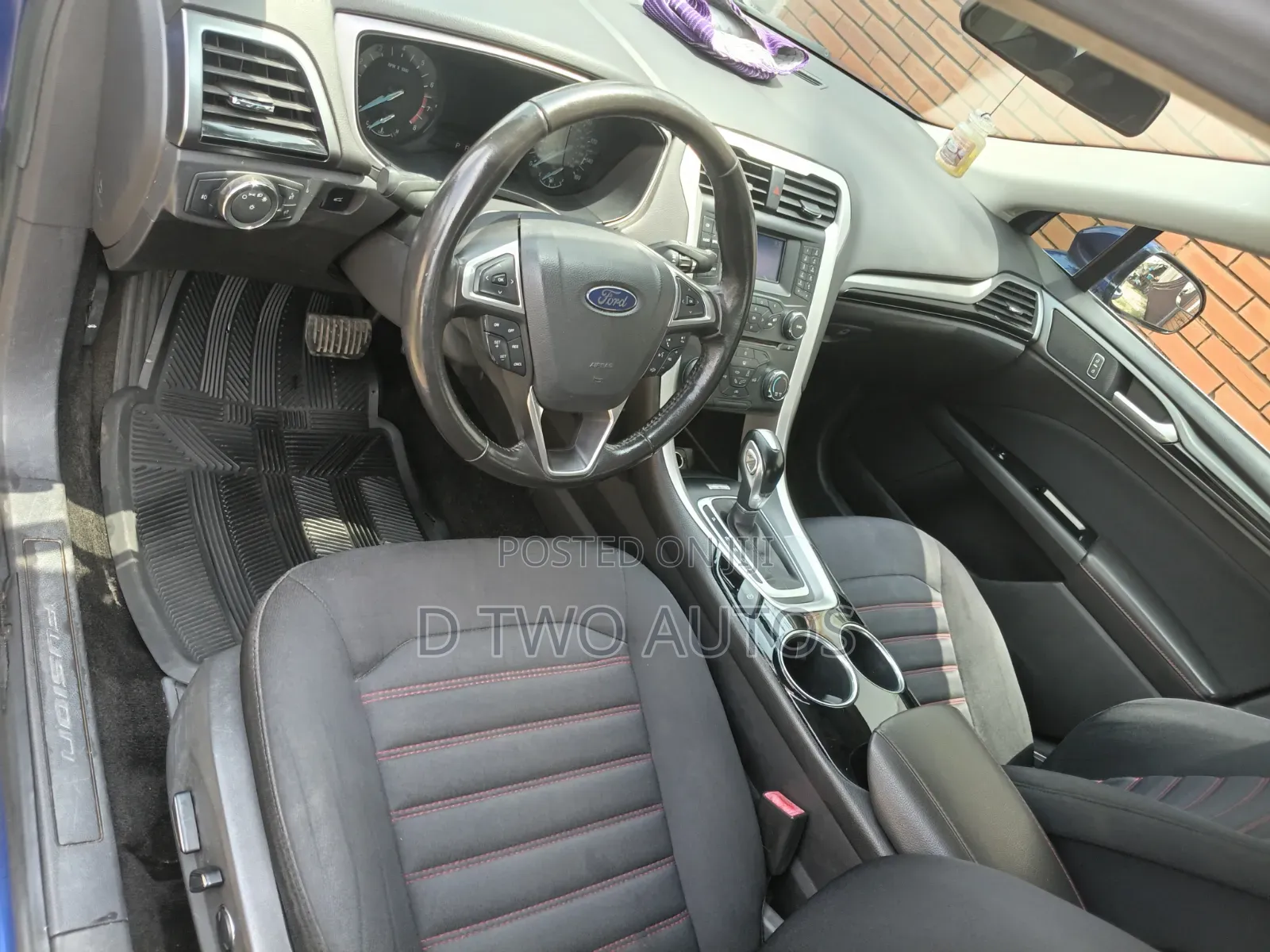 Ford Fusion SE 2012 Blue
