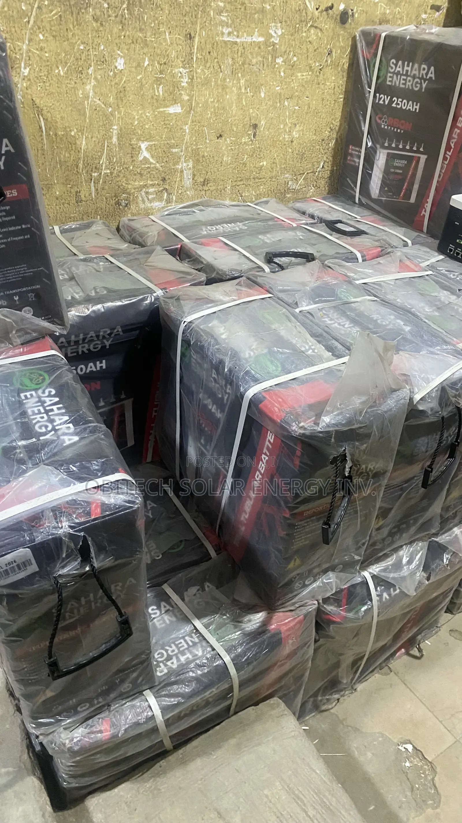 12V 250AH Sahara Energy Tubular Battery