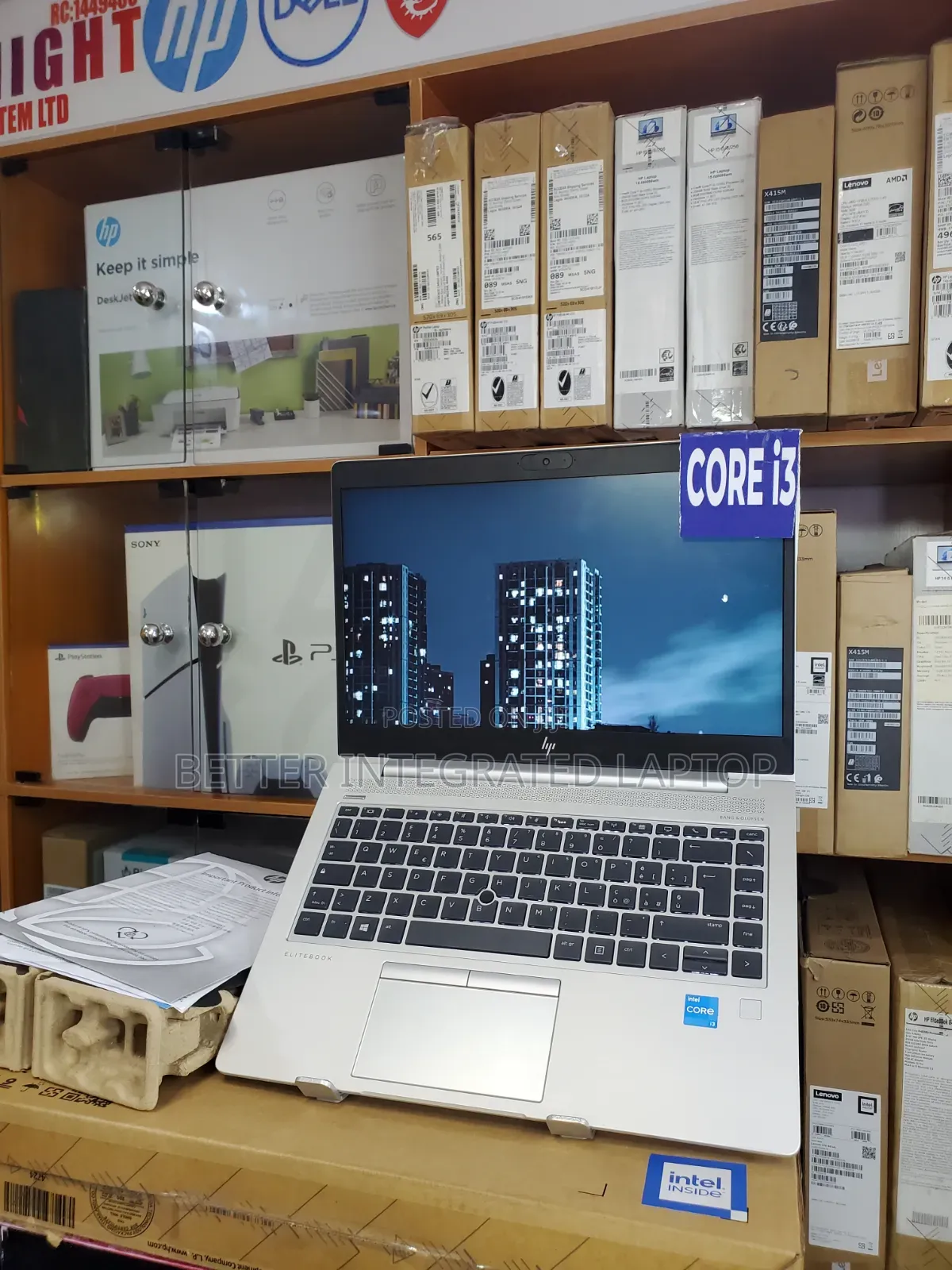 New Laptop HP EliteBook 740 G2 16GB Intel Core i3 SSD 512GB