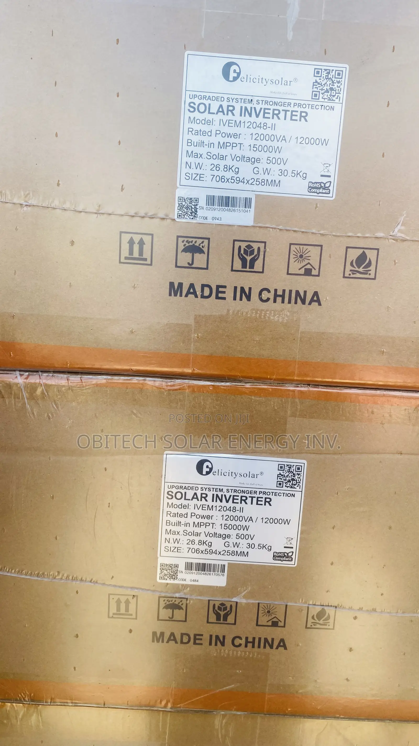 12KVA 48V Felicity Hybrid Inverter