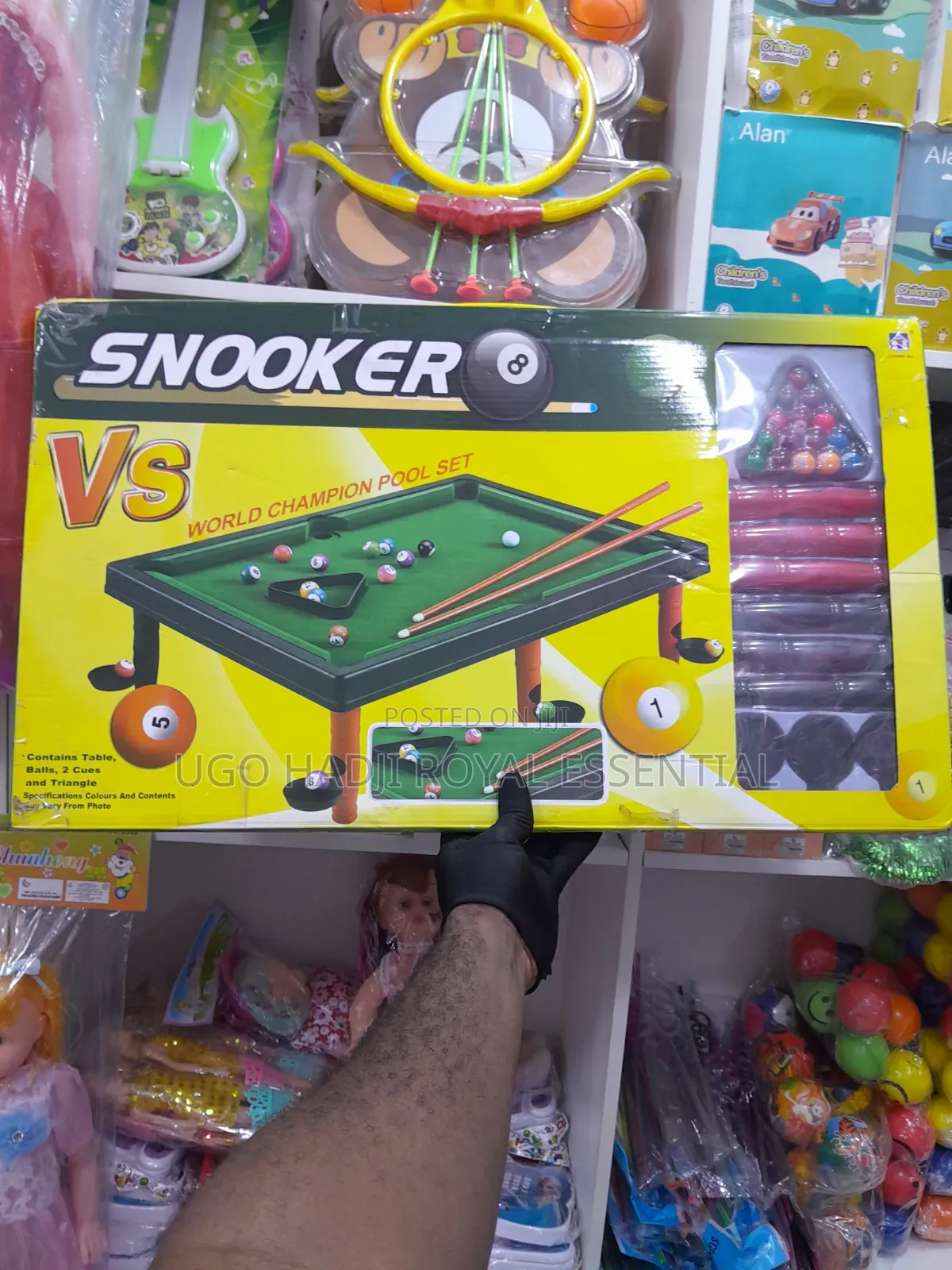 Mini Tabletop Snooker Pool Table Toy Set for Kids