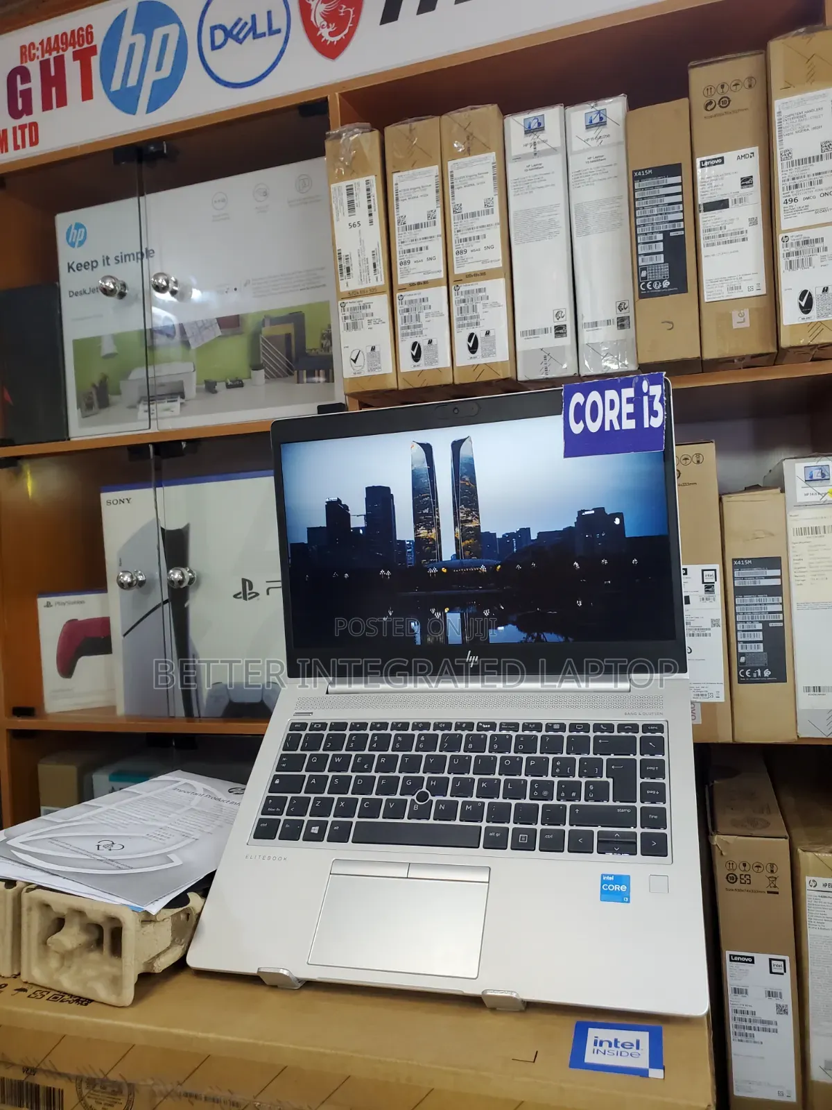 New Laptop HP EliteBook 745 G4 8GB Intel Core i3 SSD 256GB